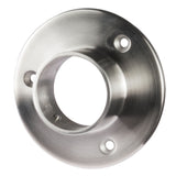 4 STÜCK Edelstahl Flansch für 42,4 mm Rohre - V2A Fitting für Geländer Handlauf Balkon gebürstet