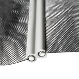 3x Doppel-Kederschiene zu 1 Meter Kederleiste - 8mm (passend für 5-7mm Keder) - Kunststoff Leiste für Wohnwagen Wohnmobil Reisemobil - Zuschneidbar - grau